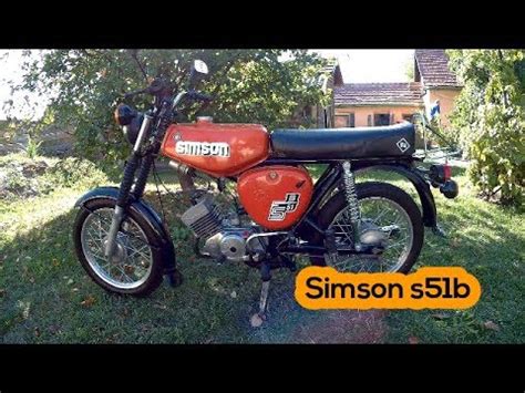 Simson S51b 1982 YouTube