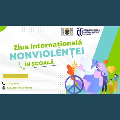 Ziua Internațională a Nonviolenței în Școală Direcția Educație Ciocana