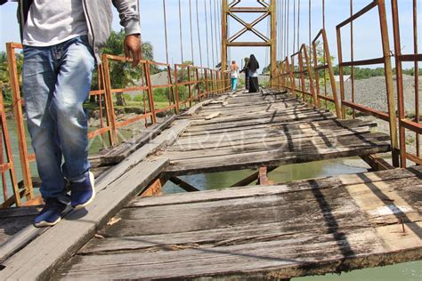 RENCANA PERBAIKAN JEMBATAN GANTUNG LHOK GUCI ANTARA Foto