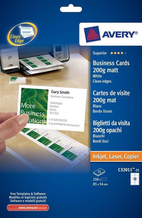 30 Avery Business Cards Template