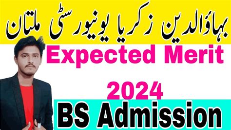 Bzu University Expected Closing Merit Bs Admission Bzu Multan