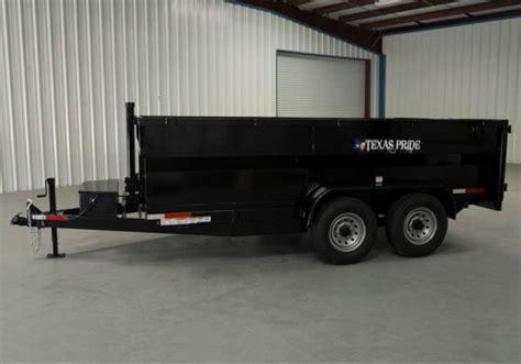 2024 Texas Pride 14x7 Dump Trailer For Sale Brackeen Trailer Sales