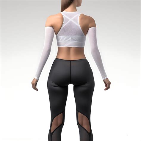 Premium AI Image Isolated Of Sheer Mesh Longline Bra And Bikini Set