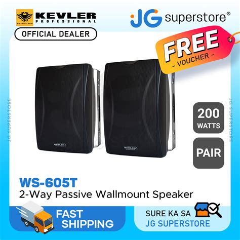 Kevler Ws T W Way Bass Reflex Passive Wall Mount Speaker