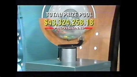 Saturday X Lotto Draw 2403 31 July 2004 Australia YouTube