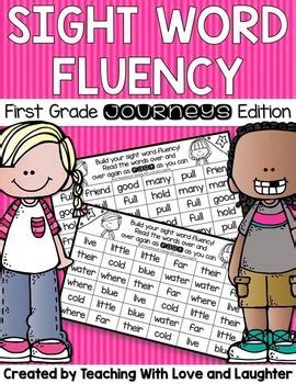 Building Sight Word Fluency Printable For Use With First Grade