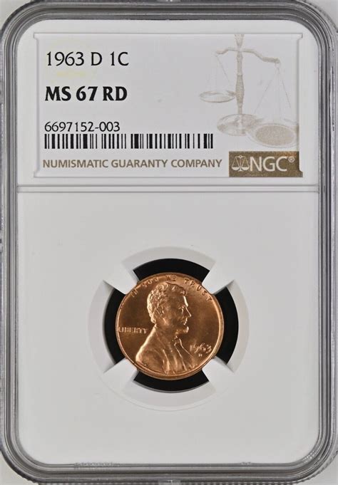 D C Rd Lincoln Memorial One Cent Ngc Ms Rd Ebay