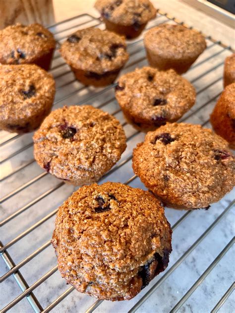 Healthy Blueberry Bran Muffins Tastefully Balanced