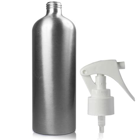 Ml Brushed Aluminium Spray Bottle Ampulla Ltd