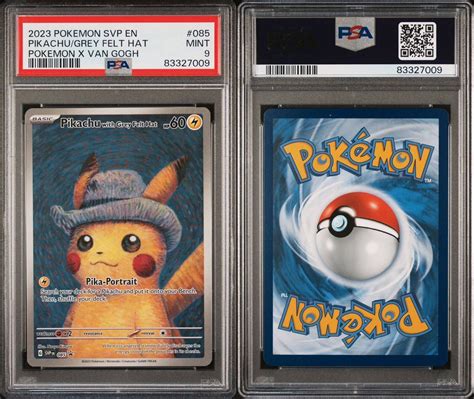 Mavin PSA 9 Pikachu With Grey Felt Hat 085 Promo Card Pokemon X Van