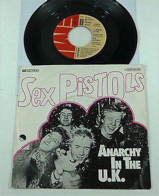 Sex Pistols Anarchy In The U K Unplayed 1976 German 1st Emi Punk 7 Vinyl 45