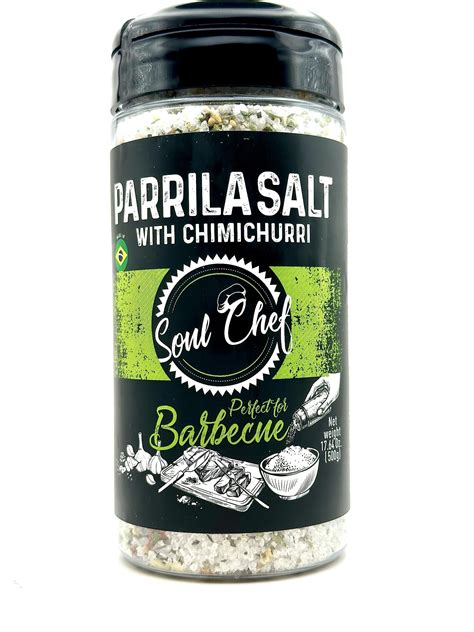 Soul Chef Parrilla Salt With Hyz Chimichurri For Bbq Sal De