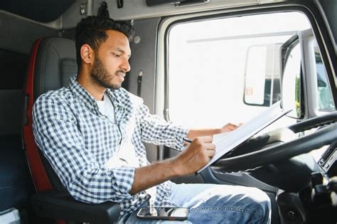 Premium Photo Portrait Of A Indian Truck Driver