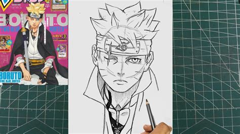 How To Draw Boruto Timeskip New Design Boruto Two Blue Vortex