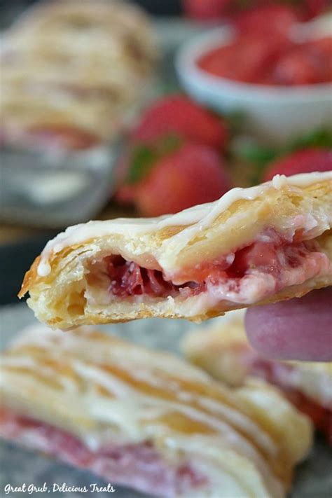 Strawberry Cream Cheese Danish Is Easy And Delicious Filled With Cream