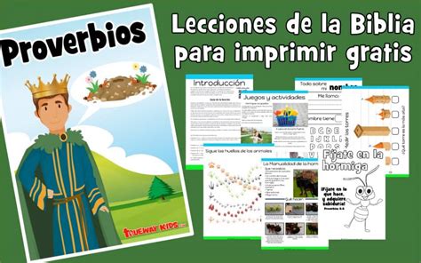 Proverbios Lección De La Biblia Para Niños Trueway Kids