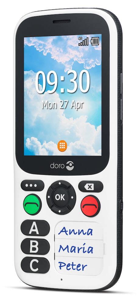 Téléphone mobile avec GPS Doro 780x téléphone portable senior avec