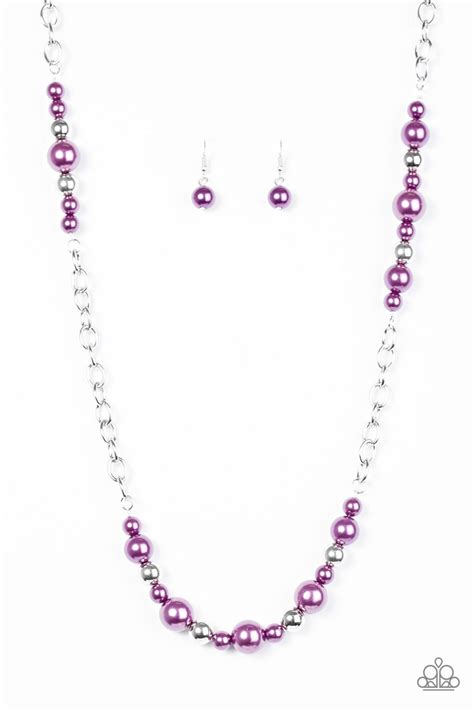 Pin By Paparazzi By Amanda On Inventory Purple Necklace Necklace Necklace Earring Set