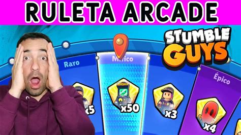 Gasto Cerezas En Ruleta Arcade De Stumble Guys Conseguir La