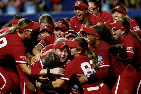 Sooners Earn First “four Peat” With Sweep Of Texas In Wcws Finals