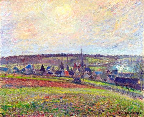 The Village Of Ragny By Camille Pissarro Oil Painting