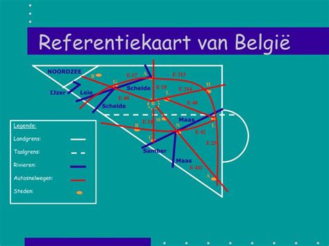 PPT Referentiekaart van België PowerPoint Presentation free download