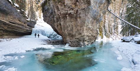 Awesome Alberta Warm Up To Winter At Johnston Canyon Curated