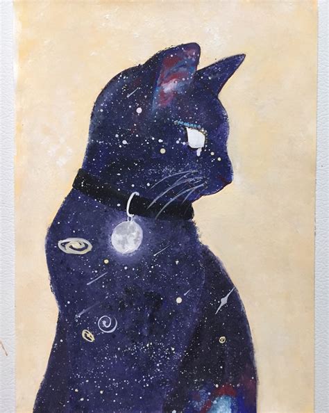 Фото Рисунок космического кота