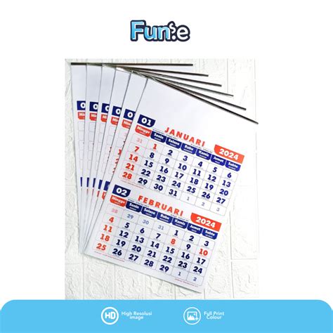 Jual Kalender Kalender 2024 Kalender Dinding Kalender Bahasa Arab Dan Mandarin Kalender