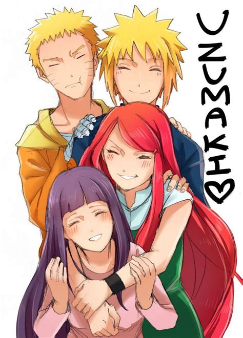 Naruto Minato Hinata Kushina Familia Uzumaki Naruto Naruhina