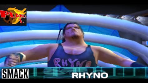 Wwf Smackdown Just Bring It Rhyno Entrance And Finisher Youtube