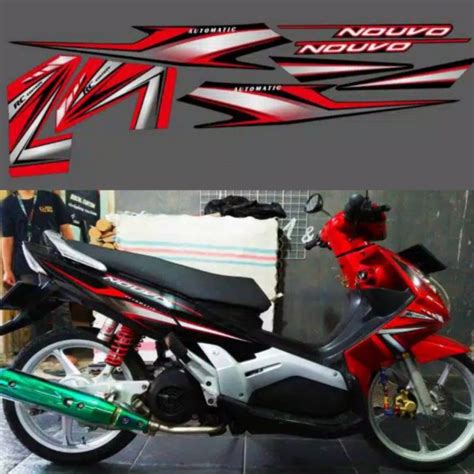 Yamaha Nouvo Z RC Edition Sticker Coverset Striping Yamaha Nouvo Z RC