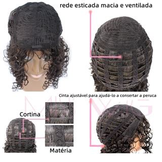 Lace Cabelo Cacheado Peruca Cacheada Lace Wig Cacheada Perucas