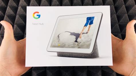 Google Nest Hub With Google Assistant Charcoal Unboxing Youtube