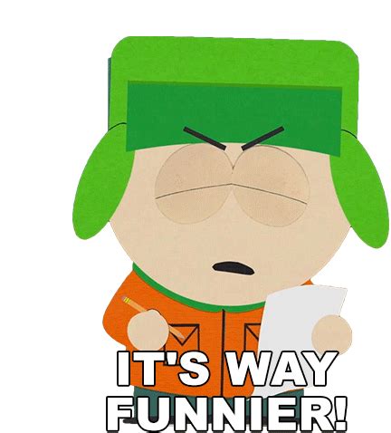 Its Way Funnier Kyle Broflovski Sticker - Its Way Funnier Kyle ...