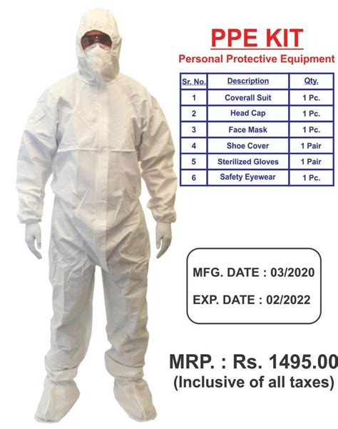 Non Woven Fabric Free Size Ppe Kit Rs 450 Best Scientific Co Id