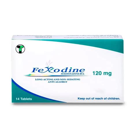 Fexodine 120 Mg 14 Tablets صيدلية تارجت