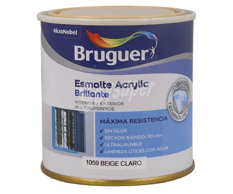 Bruguer Pintura Decorativa Acrylico Brillante Color Beige C Bruguer 250ml