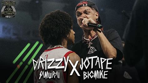 JOTAPE BIGMIKE VS DRIZZY SAMURAI CONFRONTO DE LENDAS Batalha