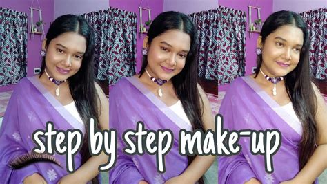 Step By Step Make Up Tutorial 💙💄।। Summar Makeup Tutorial 💄 Youtube