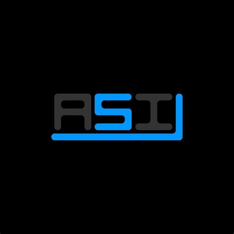 ASI letter logo creative design with vector graphic, ASI simple and ...