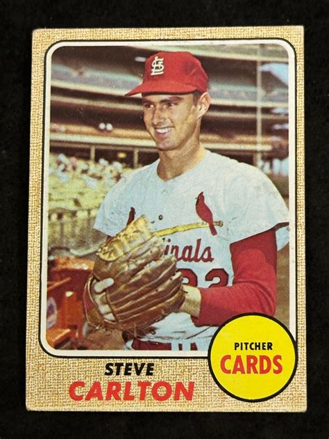 Lot 1968 Topps Steve Carlton HOF