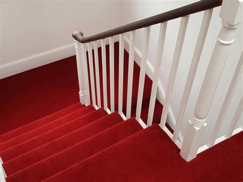 Red Stairs, Portfolio Carpets | The Flooring Group