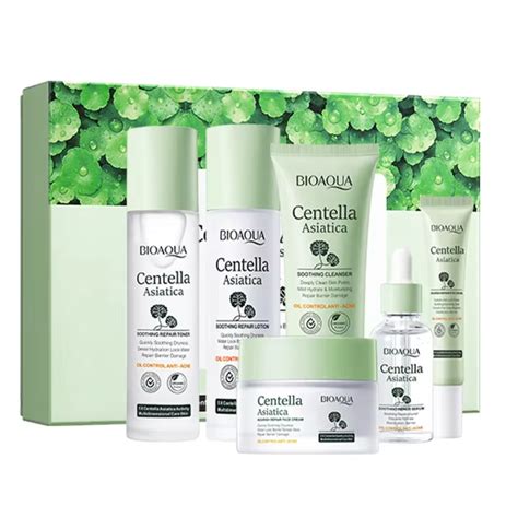 Kit X Rutina Centella Asi Tica Bioaqua Calmar Repara E Hidrata