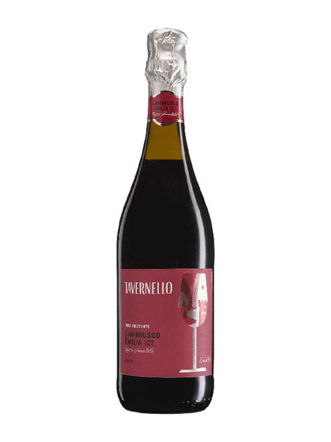 Rượu Vang Sủi Tavernello Lambrusco Emilia IGT Rosso Amabile