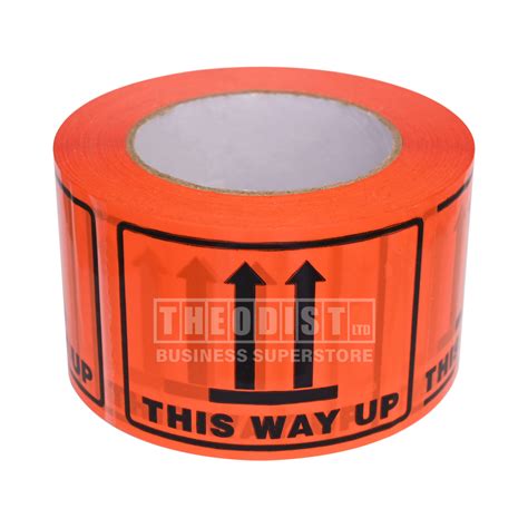 Italplast 1490 This Way Up Label Tape 72x100mm 660pcs Theodist