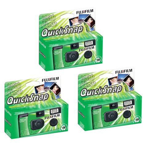 Fujifilm Quicksnap Disposable Single Use Flash Camera With Exposures