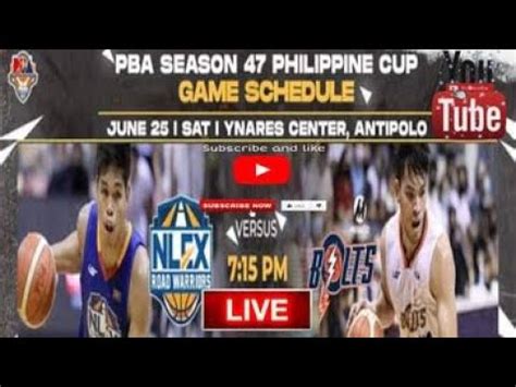 NLEX Road Warriors VS Meralco Bolts I PBA 47th PBA LIVE SCOREBOARD I