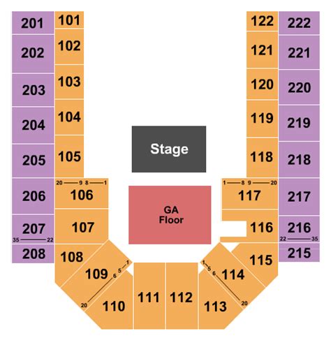 Ford Wyoming Center Tickets & Seating Chart - Event Tickets Center