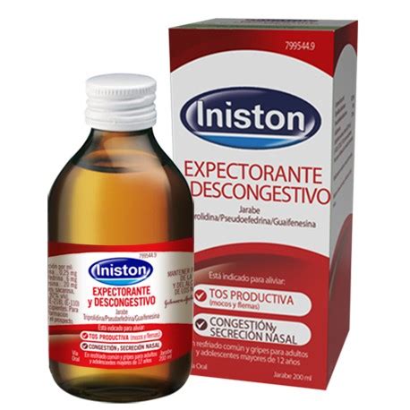 INISTON MUCOSIDAD Y CONGESTION 20 MG ML 6 MG ML JARABE 200ML